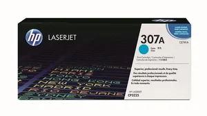 HP originál toner CE741A, cyan, 7300str., HP 307A, HP Color LaserJet CP5225, O